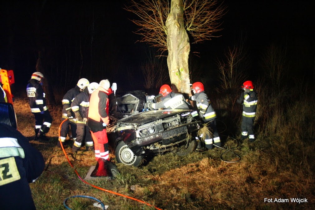 Seria wypadków na drogach 